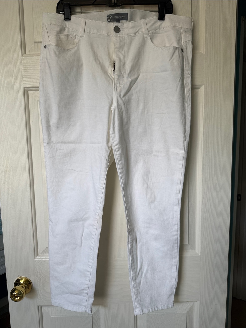 Wit & Wisdom Stretch White Women’s Jeans